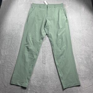 Fabletics The Only Pant Men's Size 31x30* Green Chino Performance Stretch Casual